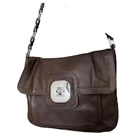 Longchamp-Bolsos de mano-Castaño