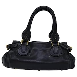 Chloé-Chloe Paddington Hand Bag Leather Black Auth yk12511-Black