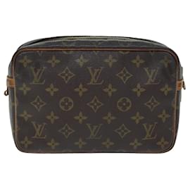 Louis Vuitton-LOUIS VUITTON Monograma Compiegne 23 Bolsa Clutch M51847 Autenticação de LV 74580-Monograma
