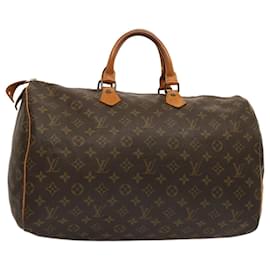 Louis Vuitton-LOUIS VUITTON Monogram Speedy 40 Handtasche M41522 LV Auth 73839-Monogramm