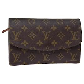 Louis Vuitton-Bolso de mano LOUIS VUITTON con monograma Pochette Rabat 20 M51935 LV Auth mr158-Monograma
