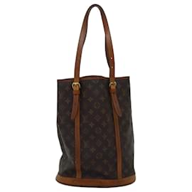 Louis Vuitton-LOUIS VUITTON Monogram Bucket GM Shoulder Bag M42236 LV Auth 75011-Monogram