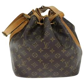 Louis Vuitton-LOUIS VUITTON Monogram Petit Noe Shoulder Bag M42226 LV Auth 74342-Monogram