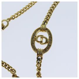 Christian Dior-Bracciale Christian Dior Metallo Oro Auth am6179-D'oro
