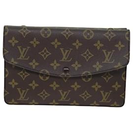Louis Vuitton-LOUIS VUITTON Monogram Double Rabat Shoulder Bag M51815 LV Auth yk12453-Monogram