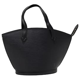 Louis Vuitton-Bolsa de mão LOUIS VUITTON Epi Saint Jacques preta M52272 Autenticação de LV 75094-Preto