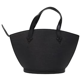 Louis Vuitton-Bolso de mano LOUIS VUITTON Epi Saint Jacques Negro M52272 LV Auth 75094-Negro