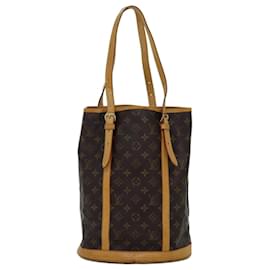 Louis Vuitton-LOUIS VUITTON Monogramm Bucket GM Umhängetasche M42236 LV Auth 75082-Monogramm