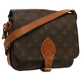 Louis Vuitton-LOUIS VUITTON Monogram Cartouchiere MM Shoulder Bag M51253 LV Auth 73939-Monogram