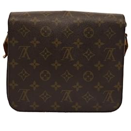 Louis Vuitton-LOUIS VUITTON Monogramm Cartouchiere MM Umhängetasche M51253 LV Auth 73939-Monogramm