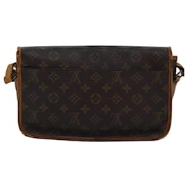 Louis Vuitton-Bolsa de ombro LOUIS VUITTON Monograma Gibeciere MM M42247 Autenticação de LV bs14301-Monograma