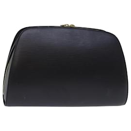 Louis Vuitton-LOUIS VUITTON Epi Dauphine GM Cosmetic Pouch Black M48432 LV Auth bs14224-Black