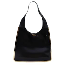 Gucci-GUCCI Borsa a spalla vernice Nero 002 2046 0447 Auth ar11845-Nero