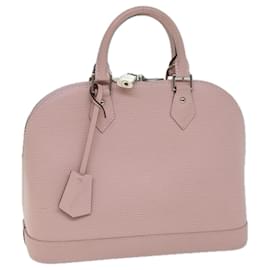 Louis Vuitton-Bolsa de mão LOUIS VUITTON Epi Alma PM Rosa Claire M41323 Autenticação de LV 74276A-Outro