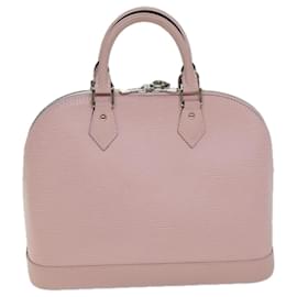 Louis Vuitton-Bolsa de mão LOUIS VUITTON Epi Alma PM Rosa Claire M41323 Autenticação de LV 74276A-Outro