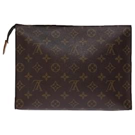 Louis Vuitton-LOUIS VUITTON Monogram Poche Toilette 26 Pouch M47542 LV Auth 75025-Monogram