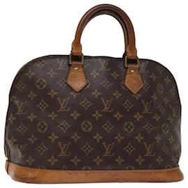 Louis Vuitton-Bolso de mano Alma con monograma de LOUIS VUITTON M51130 Autenticación LV 74942-Monograma