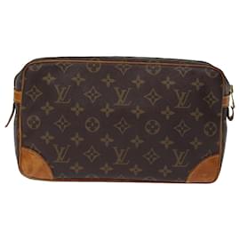 Louis Vuitton-LOUIS VUITTON Monogramma Compiegne 28 Pochette M51845 LV Auth 74900-Monogramma