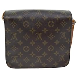 Louis Vuitton-LOUIS VUITTON Monogram Cartouchiere MM Shoulder Bag M51253 LV Auth 73936-Monogram
