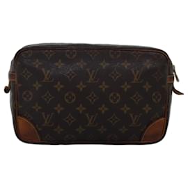 Louis Vuitton-LOUIS VUITTON Monogram Compiegne 28 Clutch Bag M51845 LV Auth 74902-Monogram