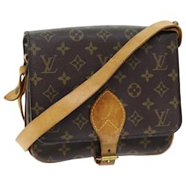 Louis Vuitton-LOUIS VUITTON Monogram Cartouchiere MM Shoulder Bag M51253 LV Auth 74129-Monogram