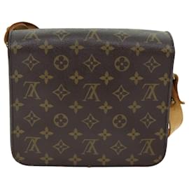 Louis Vuitton-LOUIS VUITTON Monogram Cartouchiere MM Shoulder Bag M51253 LV Auth 74129-Monogram