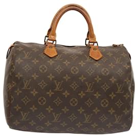 Louis Vuitton-LOUIS VUITTON Monogram Speedy 30 Hand Bag M41526 LV Auth yk12430-Monogram