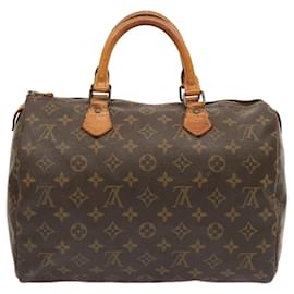 Louis Vuitton-LOUIS VUITTON Monogram Speedy 30 Hand Bag M41526 LV Auth yk12430-Monogram