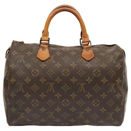 Louis Vuitton-LOUIS VUITTON Monogramm Speedy 30 Handtasche M41526 LV Auth yk12430-Monogramm