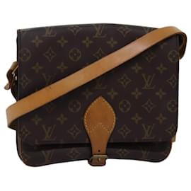 Louis Vuitton-LOUIS VUITTON Monogram Cartouchiere GM Shoulder Bag M51252 LV Auth 73481-Monogram