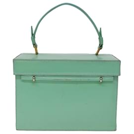 Céline-Neceser CELINE Vanity de piel verde, autenticación 74541-Verde