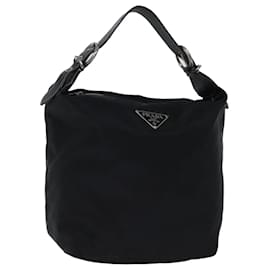 Prada-Bolso de mano PRADA Nylon Negro Autenticación 74738-Negro