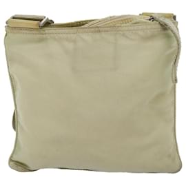 Prada-PRADA Shoulder Bag Nylon Beige Auth yk12571-Beige