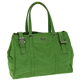 Prada-PRADA Umhängetasche Nylon Grün Auth 74404-Grün