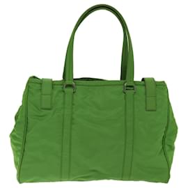 Prada-Bolso De Hombro PRADA Nylon Verde Autenticación 74404-Verde