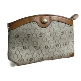 Christian Dior-Clutch Tasche-Beige,Hellbraun