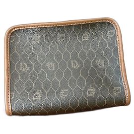 Pochette Diorquake et cuir noir Noir