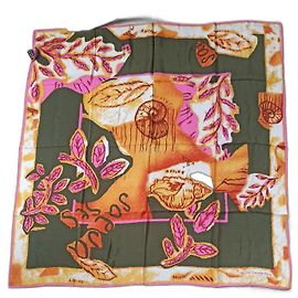 Sciarpa Guy Laroche in seta multicolore 85x85 cm Multicolore