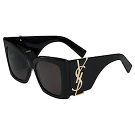 Saint Laurent-SL M119 BLAZE CAT-EYE SUNGLASSES-Black