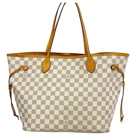 Louis Vuitton-GM Louis Vuitton Neverfull-Bianco