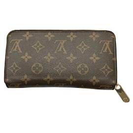 Louis Vuitton-Portafoglio Zippy Louis Vuitton-Marrone