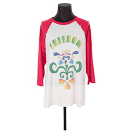 Autre Marque-T-shirt en coton-Rouge