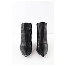 Balenciaga-Leather boots-Black