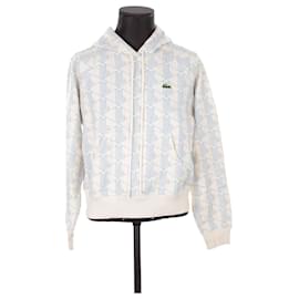 Lacoste-Cotton sweatshirt-White