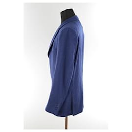 Loro Piana-Costume en cachemire-Bleu