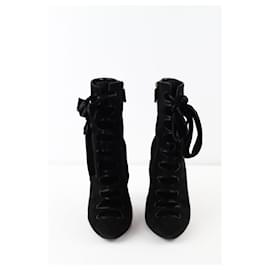 Gucci-Botas de ante-Negro