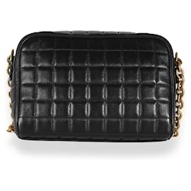 Saint Laurent-Mini bolsa para câmera Saint Laurent em pele de cordeiro preta Cassandre-Preto