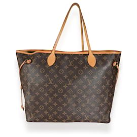 Louis Vuitton-Louis Vuitton Monograma Canvas Neverfull Gm-Marrom