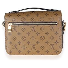 Louis Vuitton-Louis Vuitton Reverse Monogram Canvas Pochette Metis-Black