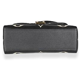 Louis Vuitton-Louis Vuitton Preto Bege Gigante Empreinte Madeleine BB-Preto,Bege